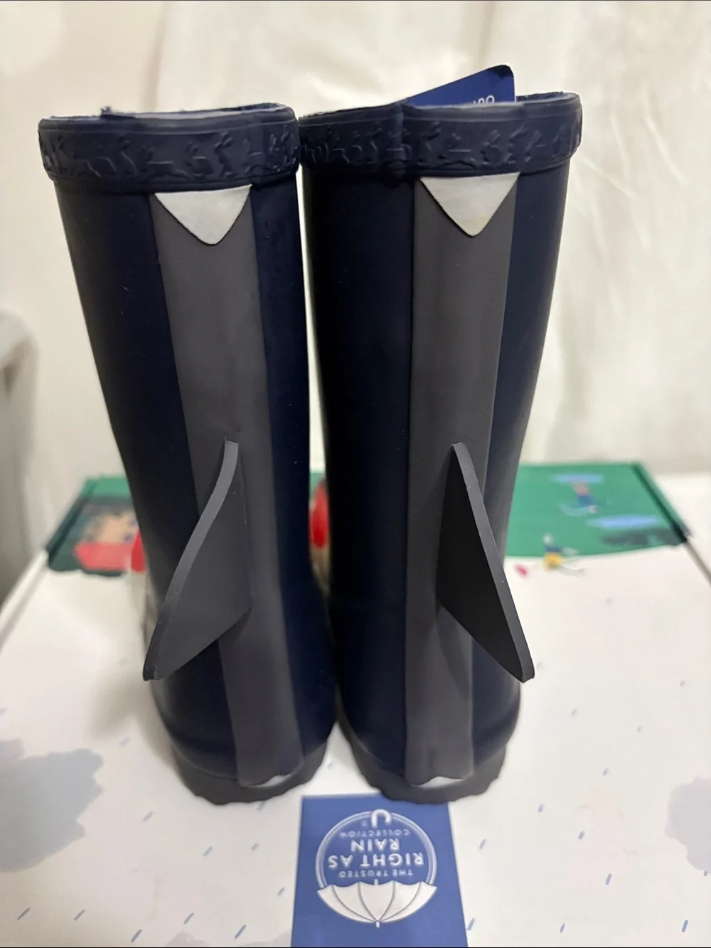 Joules Kids' Rain Boots size US 12 NWT